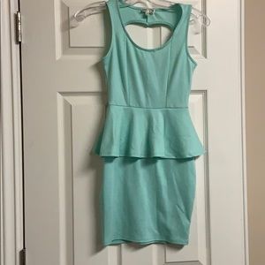Mint green mini dress. Great condition.